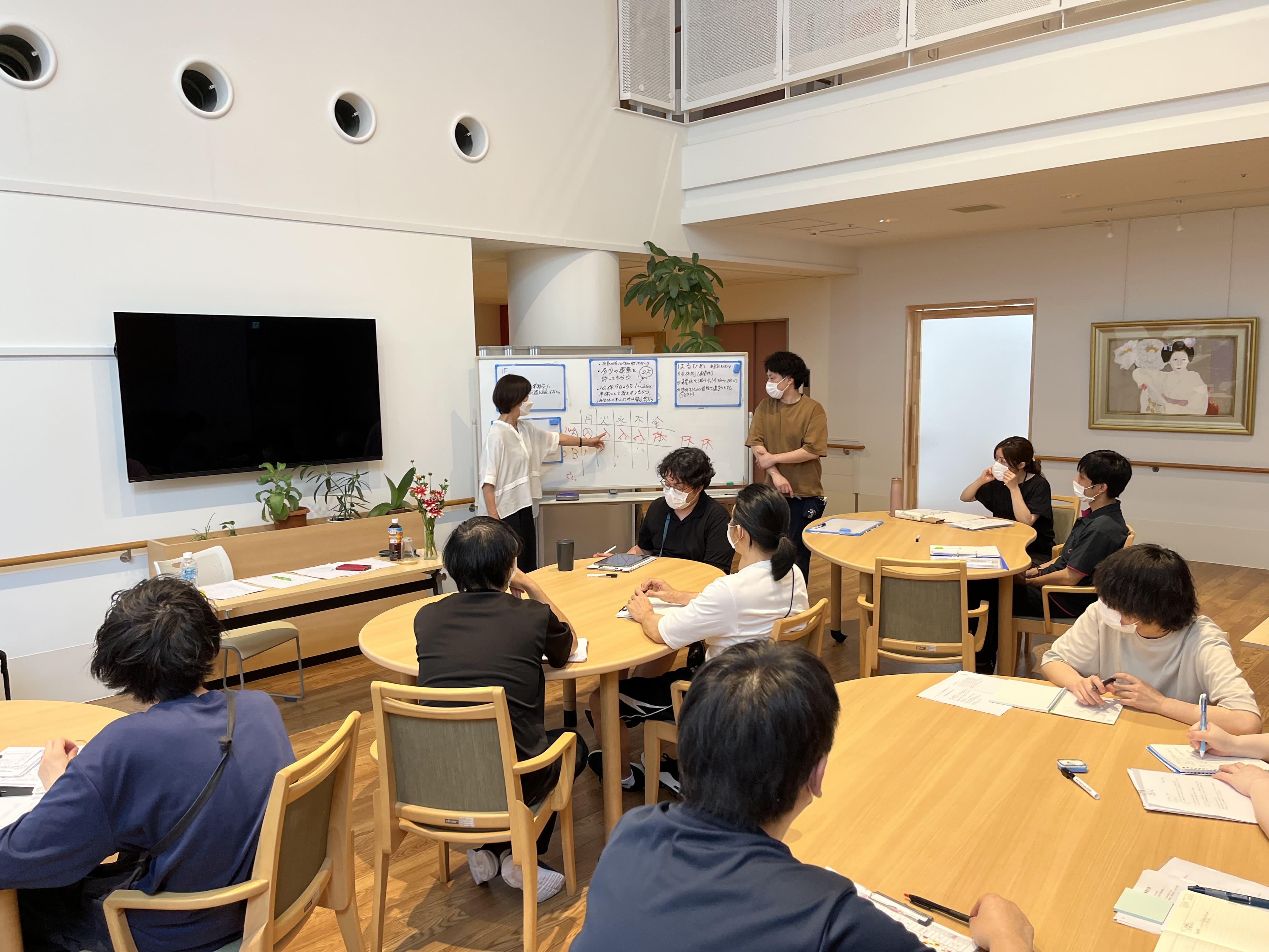 成長できる環境の様子